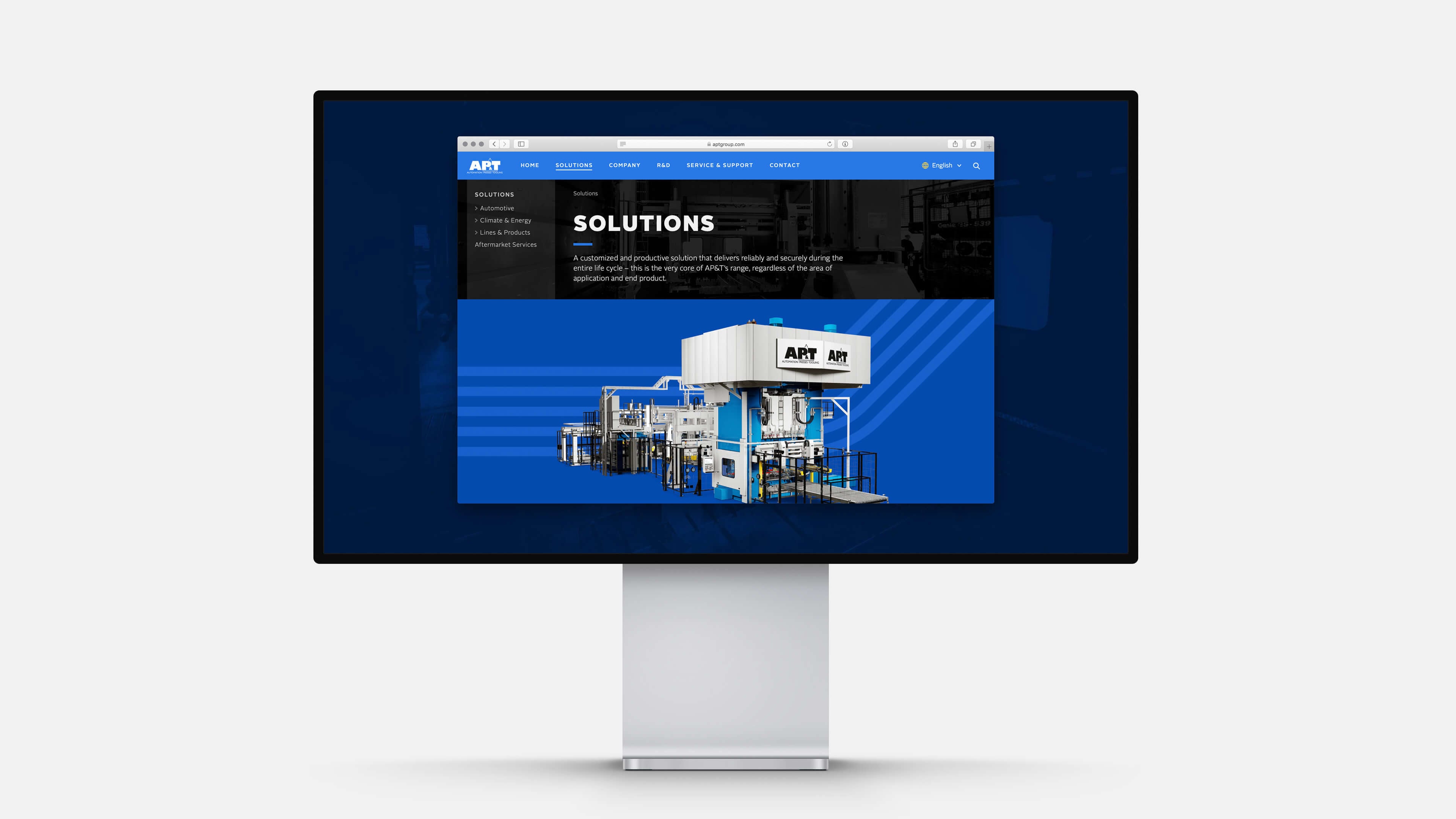 Case | AP&T Group global website