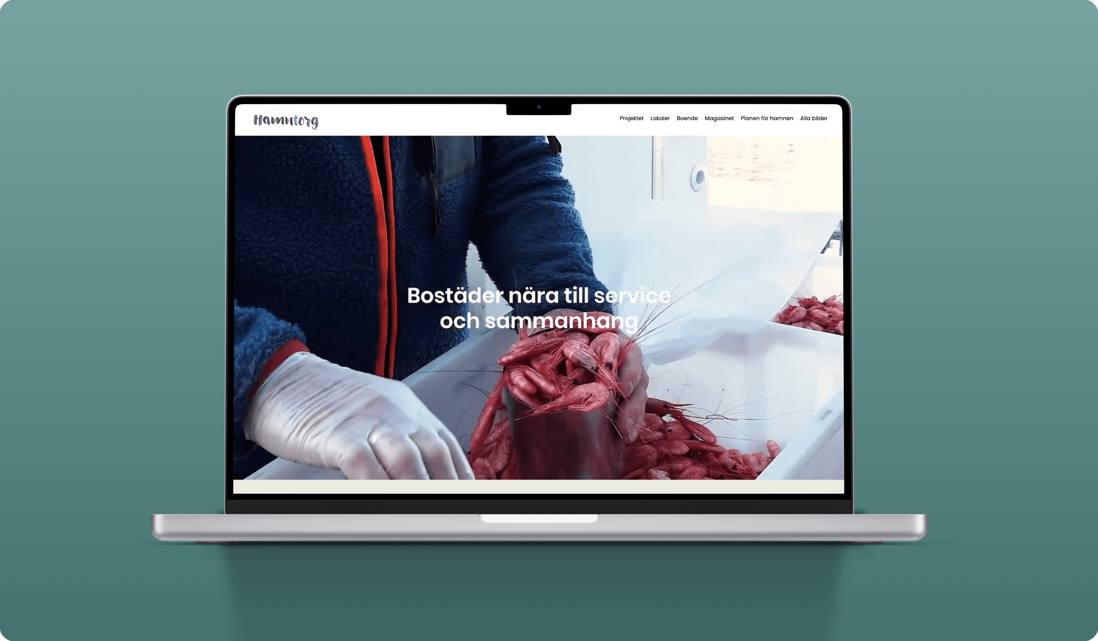 Case | Öckerö Hamntorg project website
