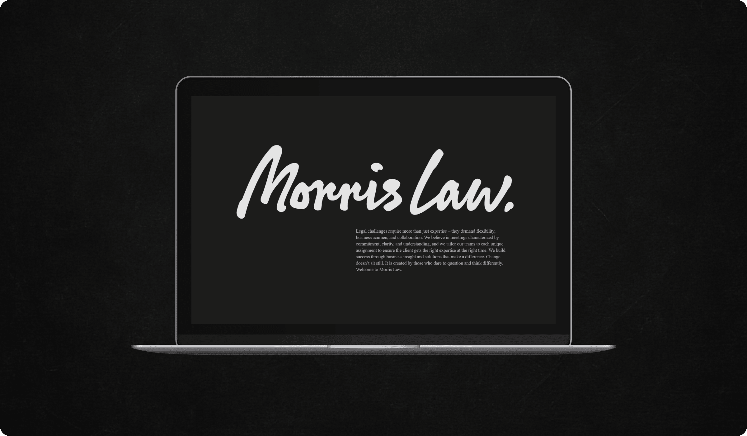 Case | Morris Law modern website
